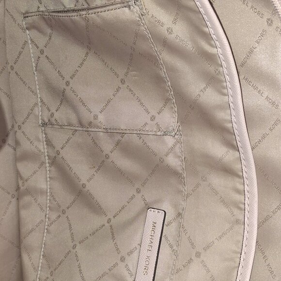 Michael Kors SADY Fawn Leather Bag Notebook Laptop Shoulder 35T7GD4T7L - Picture 5 of 13